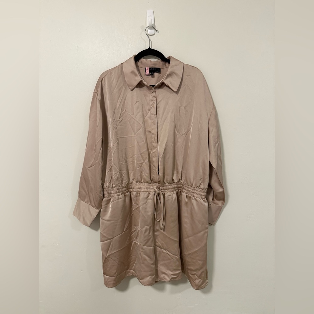 Eloquii Satin Champagne Romper